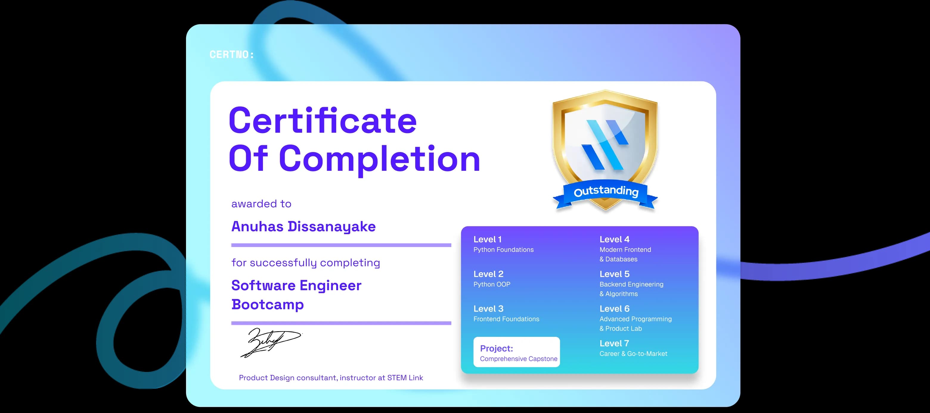 Software Engineering Professional Certificate